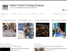 Tablet Screenshot of galileoteachers.org